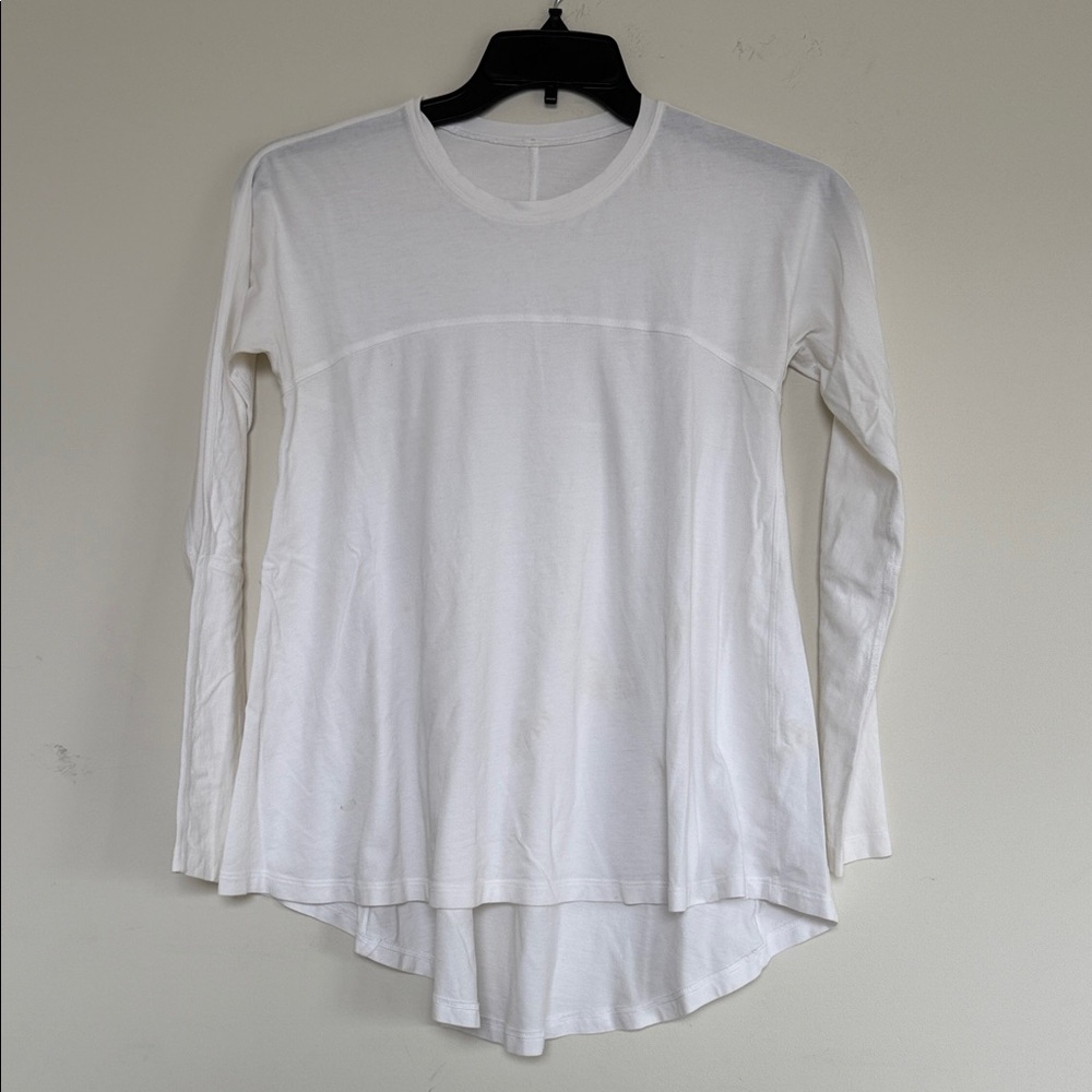lululemon athletica White Long Sleeve Tee